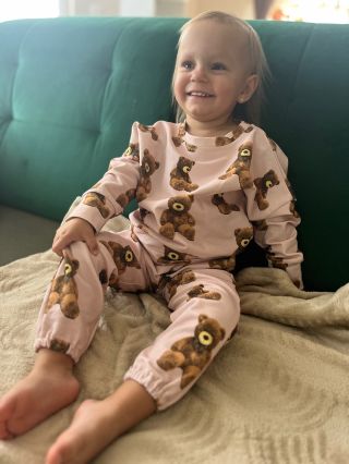 🧸BARBORKA🧸♥️ Bavlnený komplet Macko dostupný vo veľkostiach 86,92,98,104 za akciovú cenu 20,40€ Čelenka veľká mašľa...